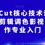 FINALCUT核心技术课，FCP基础剪辑调色影视视频制作专业入门