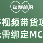 多多视频带货个人版 ，无需绑定MCN，简单操作月入3000+