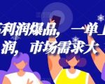 闲鱼高利润爆品，一单上千利润，市场需求大