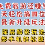 免费旅游还能赚钱，到底是智商税还是真实福利，深层揭秘内幕
