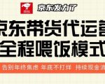 京东带货代运营全程喂饭模式，告别年终焦虑 年底不打烊 持续现金流+
