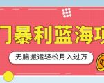 冷门暴利蓝海项目，小红书卖小吃配方，一部手机无脑搬运轻松月入过W