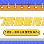 冷门暴利蓝海项目，小红书卖英语启蒙动画，0成本一部手机单日变现多张