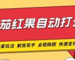 番茄红果独家玩法，单机50-100，可矩阵放大操作轻松，小白轻松上手!