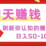 刷新你认知的挣钱方式，每天50-100只要你做就有