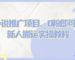 蛋花小说推文项目，0粉即可变现，新人搬运实操教程
