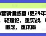 老A营销训练营(更25年4月)，轻理论，重实战，轻概念，重本质