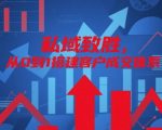 私域致胜，从0到1搭建客户成交体系