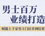 2025男士美业百万业绩打造，赋能上千家男士门店拿到结果
