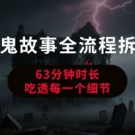 AI鬼故事从0到1全流程拆解，非常详细，全是干货
