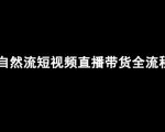 自然流短视频直播带货全流程-抖音电商教程