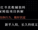 小红书卖小学教辅资料  保姆级项目拆解  1次课程彻底讲清楚!