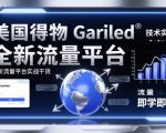 美国得物Gariled技术实战,全新流量平台实战干货,即学即用 美国得物Gariled技术实战,全新流量平台实战干货,即学即用