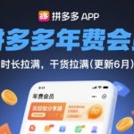 拼多多年费会员，实经验分享操，时长拉满，干货拉满(更新11月)