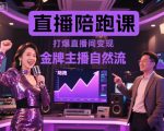 直播陪跑课，金牌主播自然流打爆直播间，复制高变现玩法