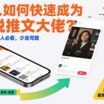 新人如何快速成为小说推文大佬？小说推文新人必看，少走弯路
