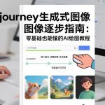 Midjourney生成式图像逐步指南：零基础也能懂的AI绘图教程