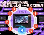 AI动画视频完整制作流程，从想法到影片生成一条龙实操教学