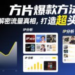 方片爆款方法论，解密流量真相，打造超头IP
