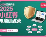 2025小红书电商训练营，知识点全面无死角