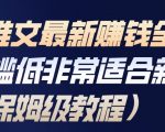 小说推文最新賺钱全流程，门槛低非常适合新手（保姆级教程）