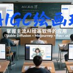 AIGC绘画班，掌握主流Ai绘画软件的应用（Stable Diffusion x Midjourney x Fooocus）