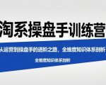 淘系操盘手训练营，​从运营到操盘手的进阶之路，全维度知识体系剖析（更新）