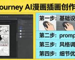 利用Midjourney AI人工智能轻松创作漫画插画教程，零基础创作完整漫画插画