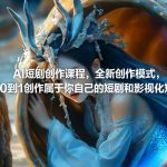 AI短剧创作课程，全新创作模式，从0到1创作属于你自己的短剧和影视化短片