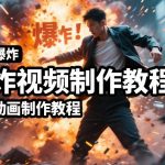 AI场景爆炸视频制作教程，利用人物实拍视频制作出高级的动画特效