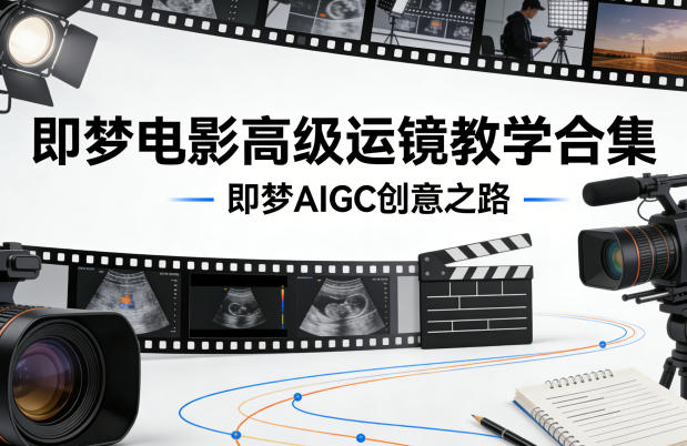 即梦电影高级运镜教学合集，即梦AIGC创意之路