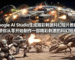 Google AI Studio生成精彩刺激科幻短片教程，带你从零开始制作一部精彩刺激的科幻短片【双语字幕】
