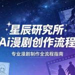 AI漫剧创作全流程指南｜从工具到编剧，从流量到变现，小白也能学会的专业漫剧制作法