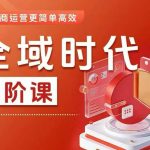 全域时代进阶课，更简单高效的全域投放实操，让电商运营更简单高效
