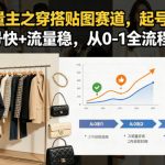 公众号流量主之穿搭贴图赛道，起号快+流量稳，从0-1全流程讲解