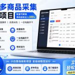 拼多多商品信息采集挂G项目，批量可矩阵，单机轻松日入300+，长期稳定【揭秘】