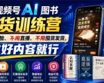 视频号AI图书带货训练营，不用露脸、不用直播、不用囤货发货，做好内容就行，一条爆款视频佣金8942