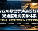 专业AI视觉导演进阶教程，38种爆款影视运镜+多维度电影美学体系，全方位提升AI成片高级感与镜头质感