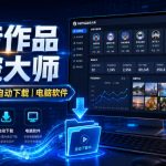 抖音作品监控大师，多账号监控丨自动下载丨电脑软件