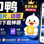 水印鸭–短视频/图片/动图无水印下载，更新支持抖音、快手，小红书，新增豆包、即梦ai、qq频道、视频号等共计20个平台