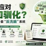 付费文章：如何应对认知驯化？给自己装一套“反洗脑”系统