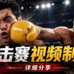 电影级拳击赛怎么做？AI重拳对决视频完整制作流程｜详细分享