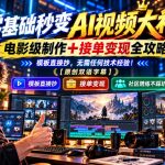 零基础秒变AI视频大神！电影级制作+接单变现全攻略，模板直接抄，无需任何技术经验！【原创双语字幕】