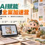 2026AI赋能ip文创全案加速营，AI赋能IP创作，一套流程搞定形象、VI、素材库与文创商业化，搭建整套IP视觉与商业方案